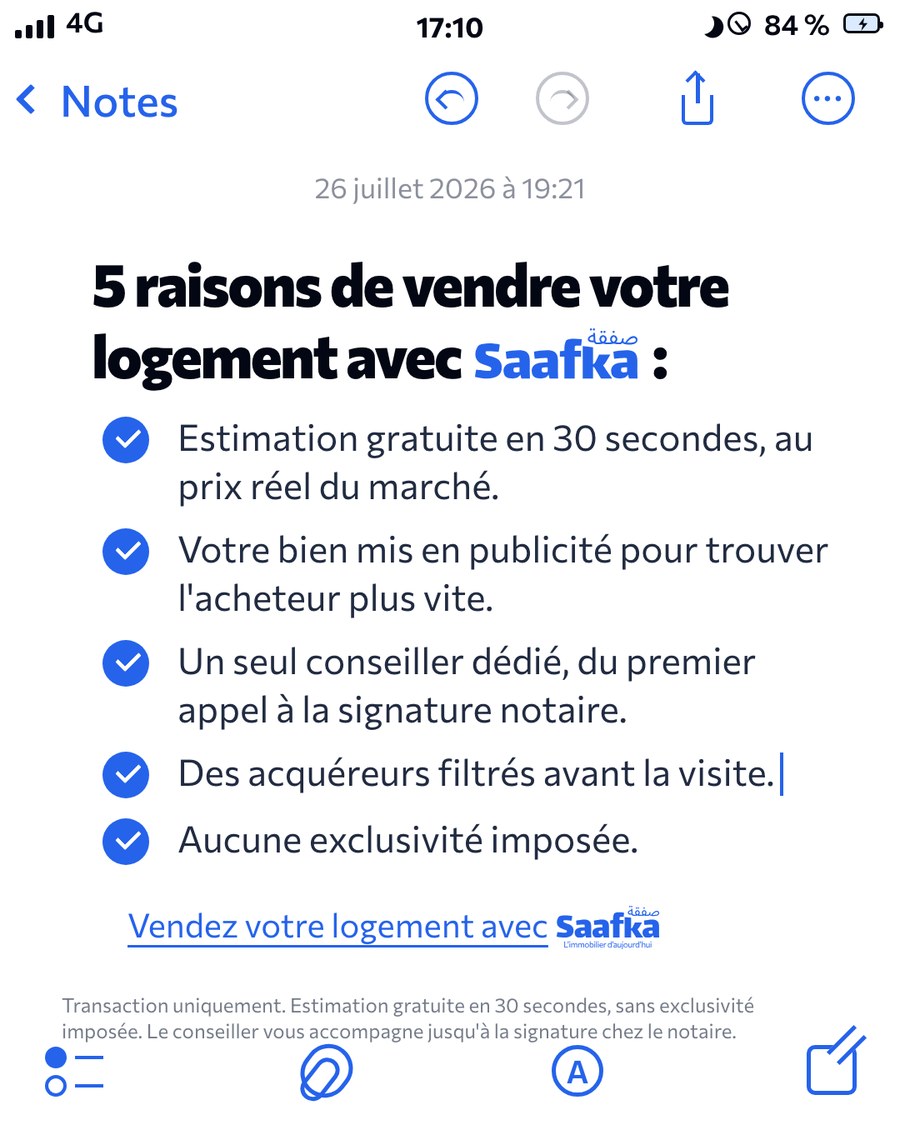 5 raisons de vendre votre logement avec Saafka